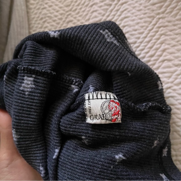 GRAIL Bertha skull roses tank 100% cotton - Picture 10 of 10